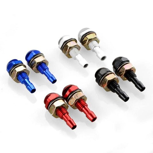 2pcs /Set Automotive Glass Washer Sprayer Aluminum Cap Nozzle(Red) by buy2fix