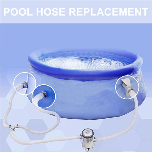 For Intex Swimming Pool Filter Pump Replacement 1 Hose 2 Clamps - Swimming Pool Parts by buy2fix | Online Shopping UK | buy2fix