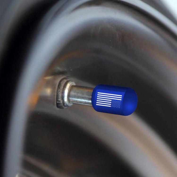 4pcs /Set Car Tire Capsule Aluminum Alloy Screw Dustproof Valves(Red) by buy2fix