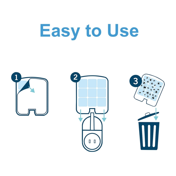 10pcs /Pack Replacement Glue Card for Plug-in Indoor Insect Trap Refills Glue Boards by buy2fix