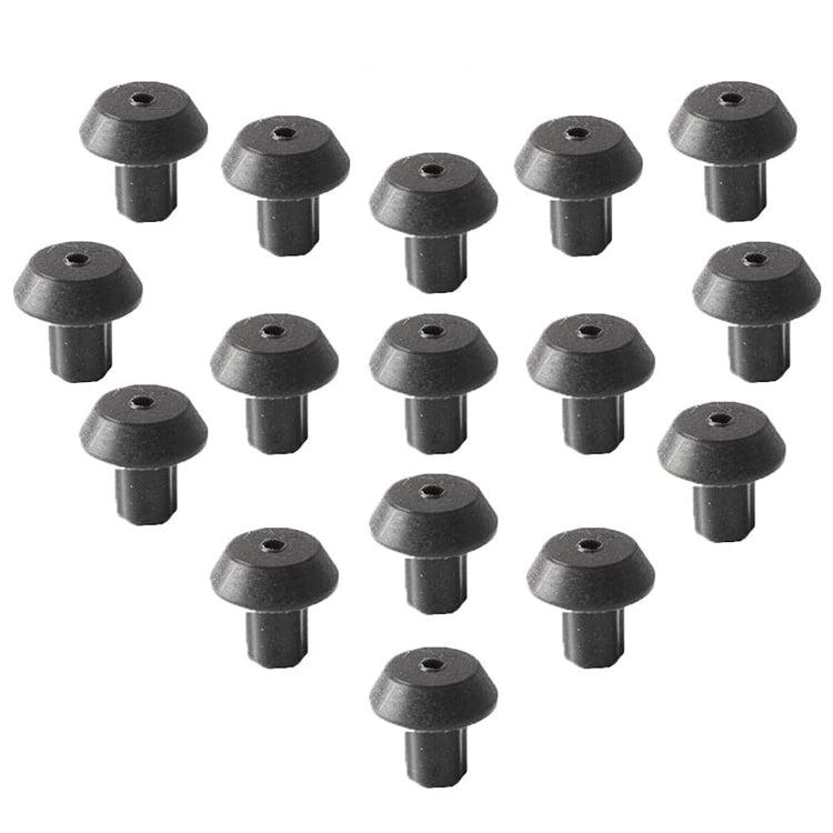 16pcs /Pack WB2K101 Rubber Feet for GE Kenmore Burner Grate Replaces WB02T10461 AP2622260(Black) - Cooktop Parts by buy2fix | Online Shopping UK | buy2fix