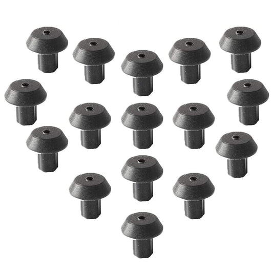 16pcs /Pack WB2K101 Rubber Feet for GE Kenmore Burner Grate Replaces WB02T10461 AP2622260(Black) by buy2fix