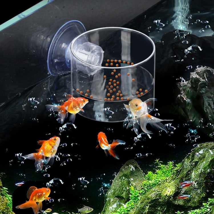 Acrylic Transparent Feeding Ring Fish Tank Feeder Floating Fixed Fish Feeder, Specification: Large Square - Feeders by buy2fix | Online Shopping UK | buy2fix