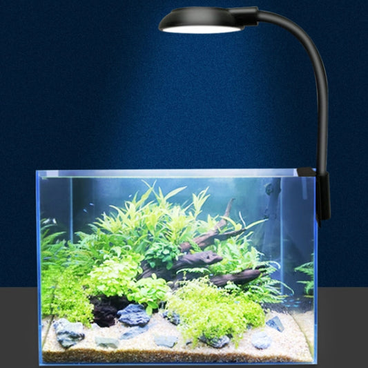 5W Fish Tank LED Clip Light USB Plug Lighting Aquarium Translucent Aquatic Plants Lamp(Black) - Fish Tank Lamps by buy2fix | Online Shopping UK | buy2fix
