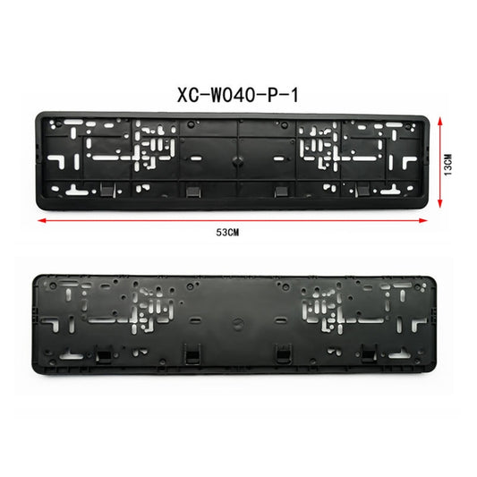 European Plastic Car License Plate Modified Frame Holder(XC-W040) by buy2fix