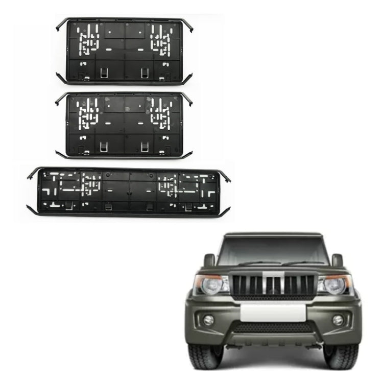 European Plastic Car License Plate Modified Frame Holder(XC-W089) by buy2fix