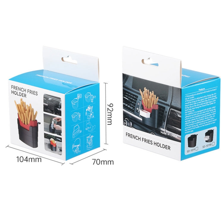 Car-Mounted French Fries Cup Holder Storage Box Multifunctional Trash Can, Model: SD-1019B With Seasoning Box by buy2fix