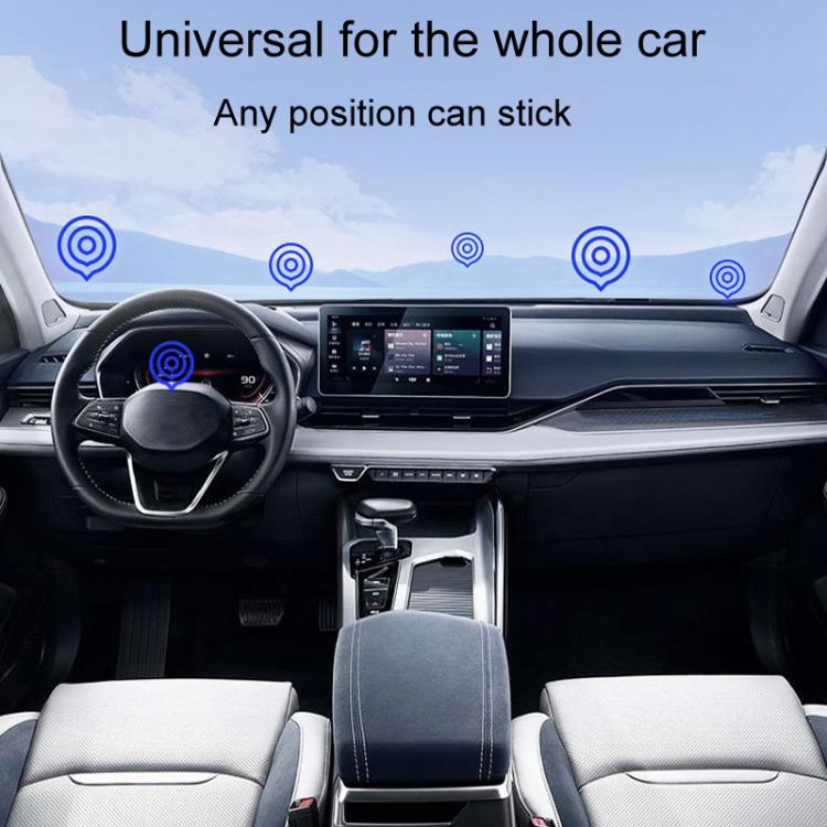 D35 Zero Gravity Car Steering Wheel Phone Navigation Mount Sticky Metal Magnetic Holder by buy2fix