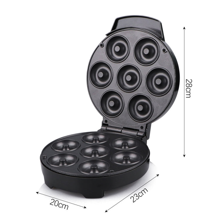 1000W Mini Donut Maker Machine Can Make 7 Doughnuts 110V US Plug - Electric Skillets by buy2fix | Online Shopping UK | buy2fix