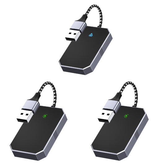 2 in 1 Car Carplay Box Wired to Wireless Bluetooth Adapter by buy2fix