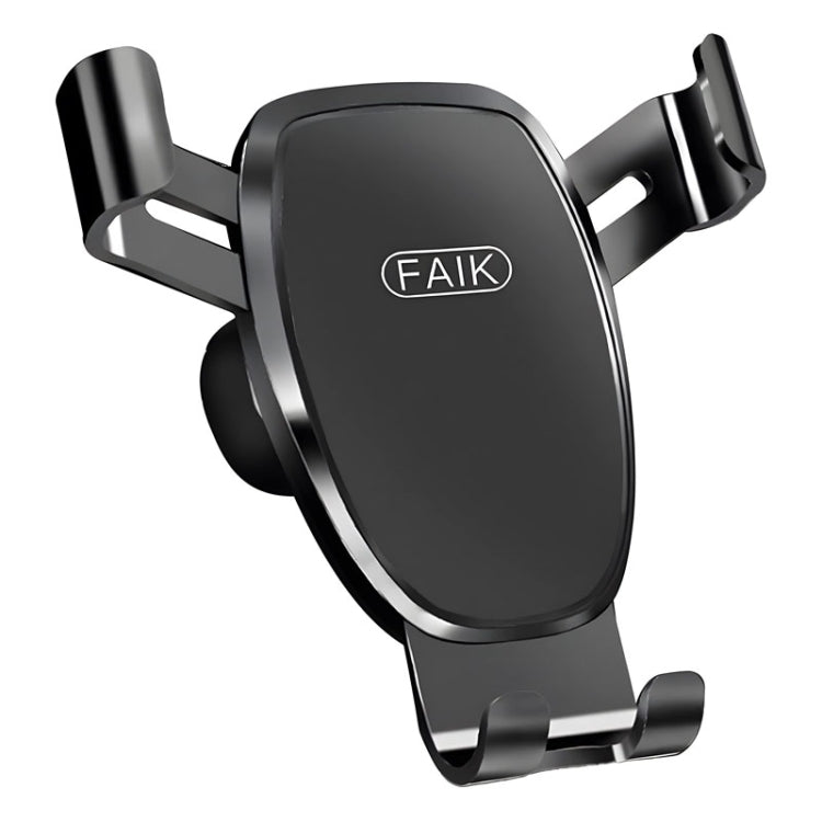 FAIK Car Cell Phone Holder Air Vent Triangle Gravity Sensor Car Phone Bracket, Color: Black Frosted Model - Universal Car Holders by FAIK | Online Shopping UK | buy2fix