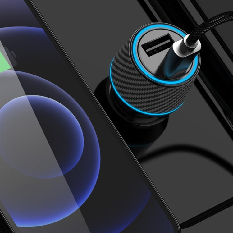 QIAKEY Dual Fast Charging Charger One To Two Cigarette Lighter, Size: TH219 48W(Black) by QIAKEY