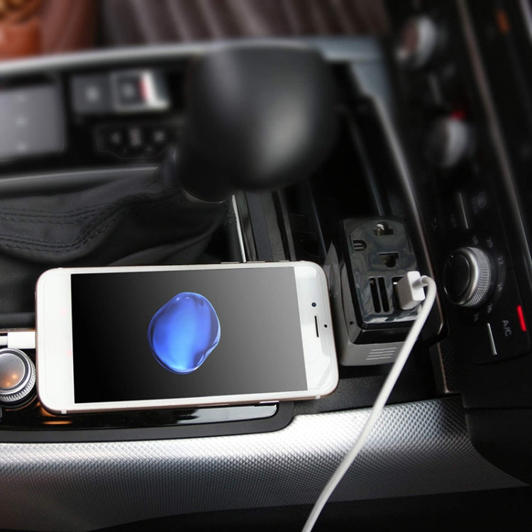 12V/24V To 220V Auto Car Power Converter Adapter With USB Charging Port by buy2fix