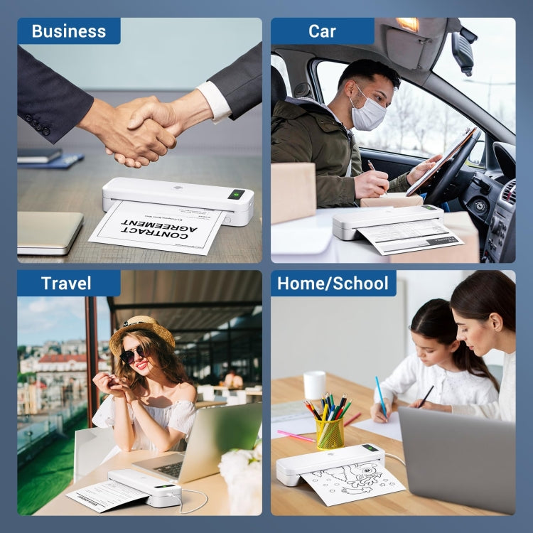 Phomemo M835 Wireless Bluetooth Thermal Printer Support Multi-Size Thermal Paper by Phomemo