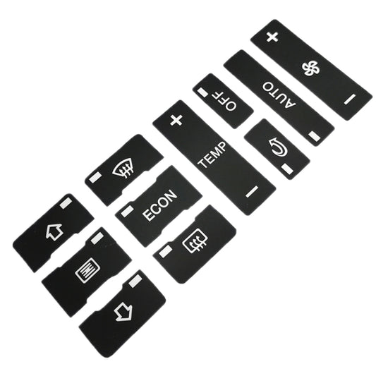 2pcs For Audi A2/A3/A8L Car Air Conditioning Control Switch Repair Sticker by buy2fix
