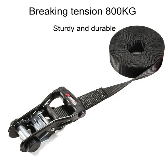 Motorcycle Ratchet Tensioner Cargo Bundling And Luggage Fixing Straps, Length: 4m by buy2fix