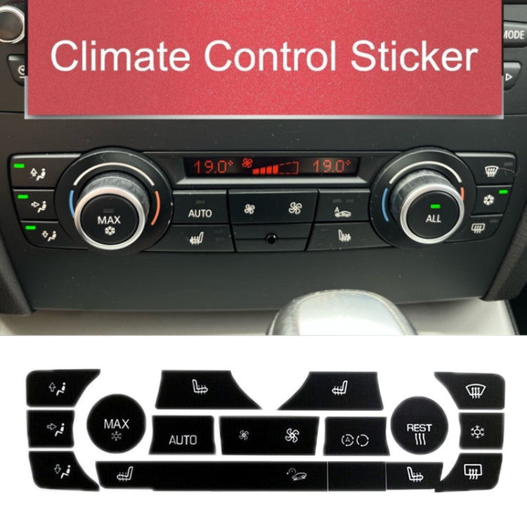 For BMW E90/E91/E92/330I 2006-2011 Air Conditioning Panel Button Repair Sticker by buy2fix