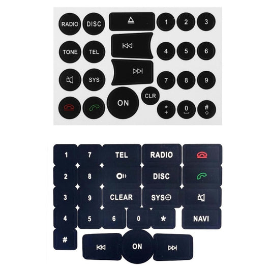 For Mercedes Benz C/E/GLK/W 2007-2014 Radio Button Repair Sticker(Style Two) by buy2fix