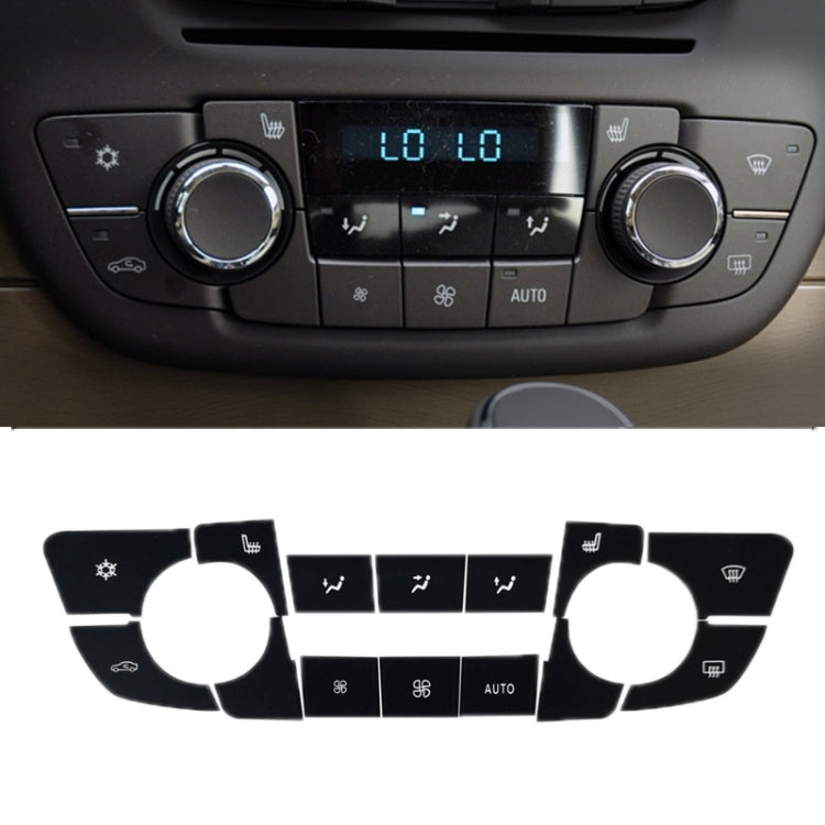 For Buick Regal 2008-2013 Air Conditioning Central Control Button Repair Sticker by buy2fix