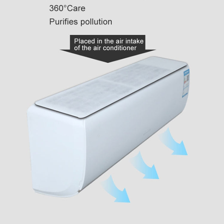 5pcs /Pack 22x80cm Disposable Air Conditioning Air Purification Filter Household Hanging Air Intake Dust Removal Cotton(White) - Air Conditioner Parts by buy2fix | Online Shopping UK | buy2fix