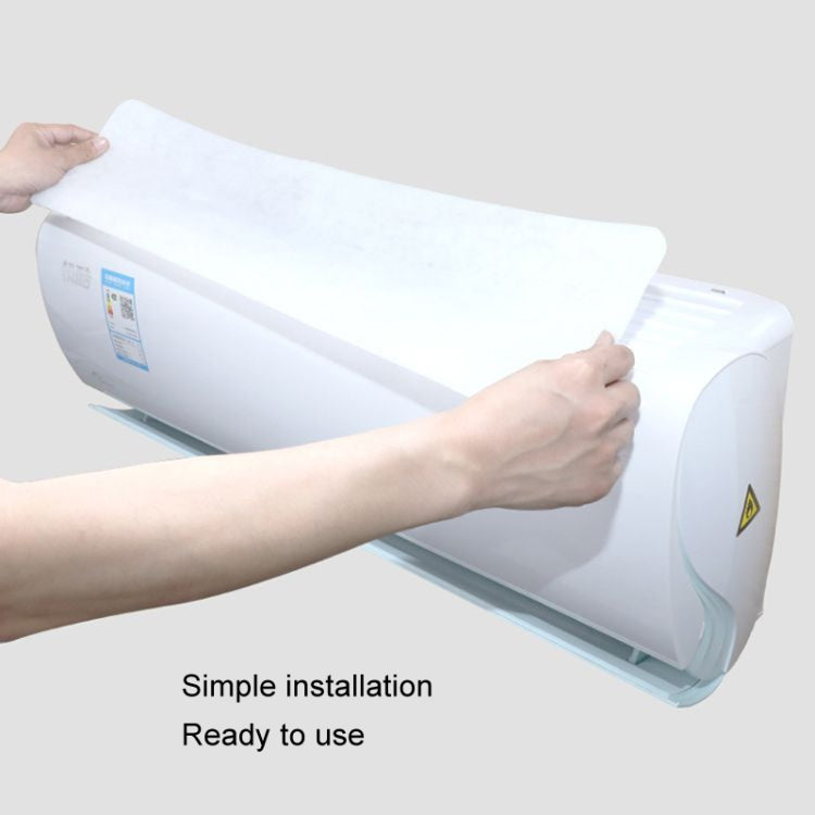 5pcs /Pack 22x80cm Disposable Air Conditioning Air Purification Filter Household Hanging Air Intake Dust Removal Cotton(White) - Air Conditioner Parts by buy2fix | Online Shopping UK | buy2fix