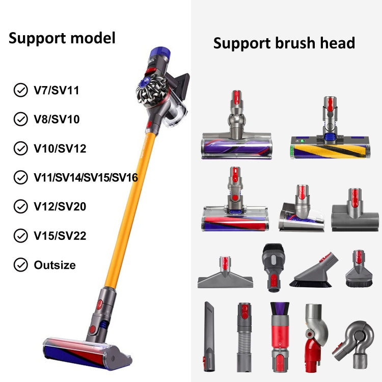 For Dyson V7 V8 V10 V11 V12 V15 Vacuum Cleaner Storage Rack Extension Bracket 1pair - For Dyson Accessories by buy2fix | Online Shopping UK | buy2fix