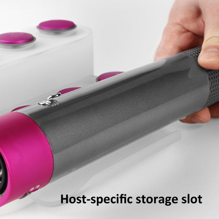 For Dyson Airwrap Storage Rack Can Store 8 Attachment(Rose Red) - For Dyson Accessories by buy2fix | Online Shopping UK | buy2fix