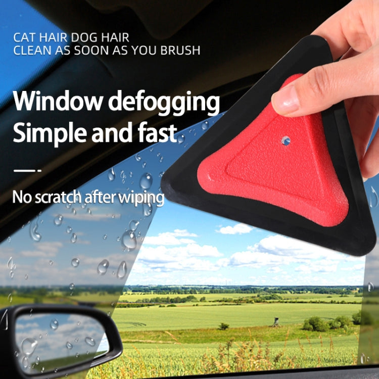 Car Glass Defogging Silicone Cleaning Scraper(Red) - Car washing supplies by buy2fix | Online Shopping UK | buy2fix