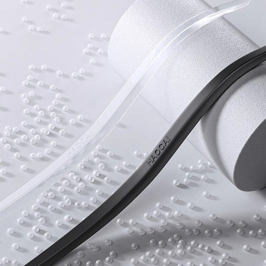 HAOCAI 40cm Car Door Anti-collision Strip Door Edge Bumper Protector, Color: 4pcs Transparent by HAOCAI