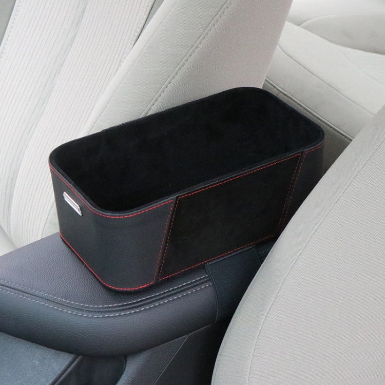 Car Multifunctional Dashboard Armrest Box Water Cup Storage Box, Color: Large Brown by buy2fix