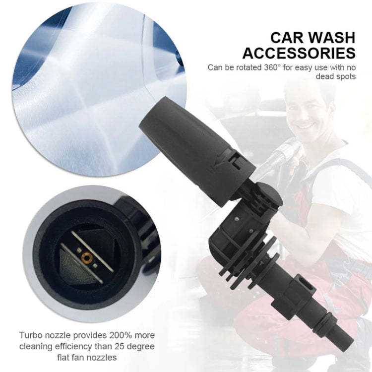For Lavar Multifunctional Car Wash High Pressure Spray Nozzle 360 Degree Universal Rotary Adjustable by buy2fix