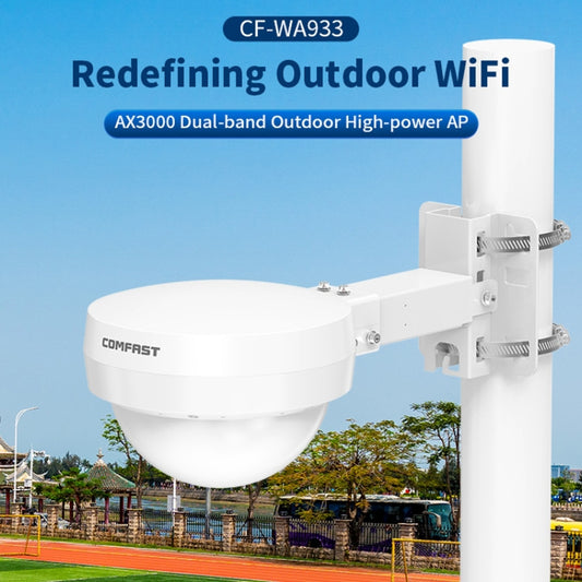 COMFAST WA933 Wi-Fi6 3000Mbps Outdoor Access Point Dual Band Waterproof Wireless Router Support VLAN(EU Plug) by COMFAST
