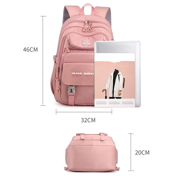 JLD School Bag College Backpack Anti Theft Travel Bags for Teens Girls Students(Green) - Double-shoulder Bags by JLD | Online Shopping UK | buy2fix