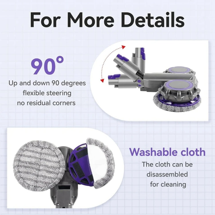 For Dyson V10 Digital Slim V12 Detect Slim Vacuum Cleaner Dry And Wet Mop Head With Water Tank - For Dyson Accessories by buy2fix | Online Shopping UK | buy2fix
