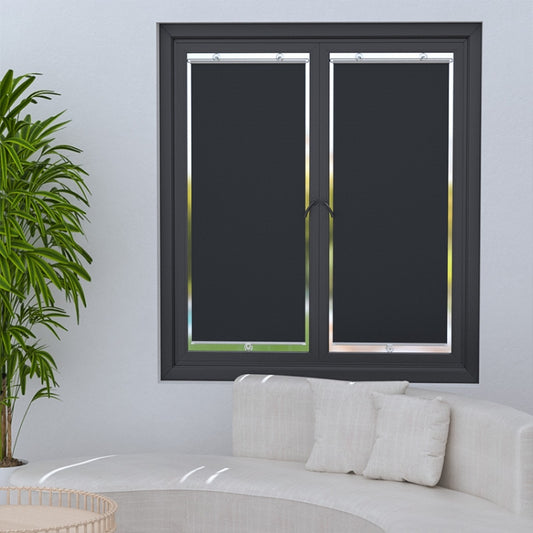 50x125cm Car Summer No-punch Retractable Titanium Silver Sunshade Curtain by buy2fix