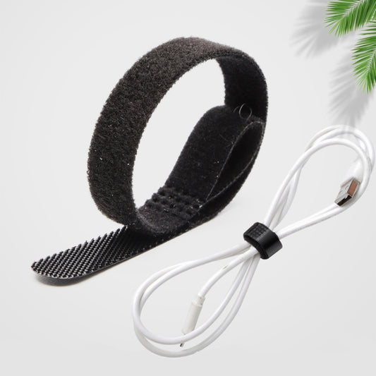 10 x 100mm 20pcs Plug Organizer Power Cord Organizing Strap Nylon Fixed P-Type Ties by buy2fix