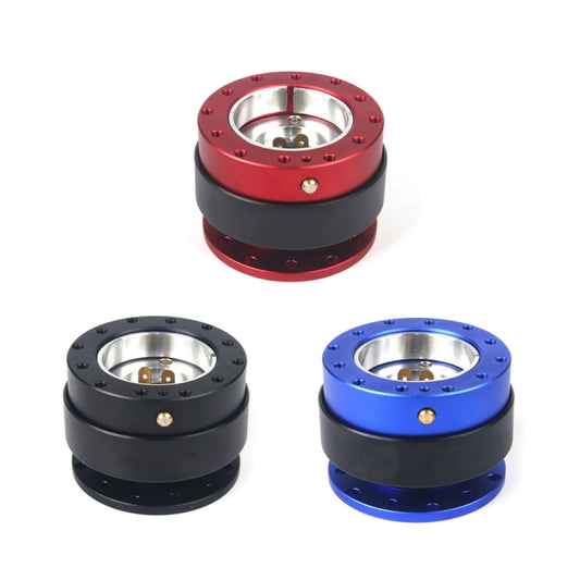 Steering Wheel With Locking Quick Release Booster Pad(Red) by buy2fix