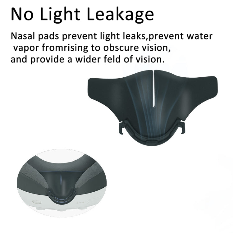 For Meta Quest 3 VR Blackout Nose Pad Mask Face Pad Cover, Spec: 2pcs /Set - VR Accessories by buy2fix | Online Shopping UK | buy2fix