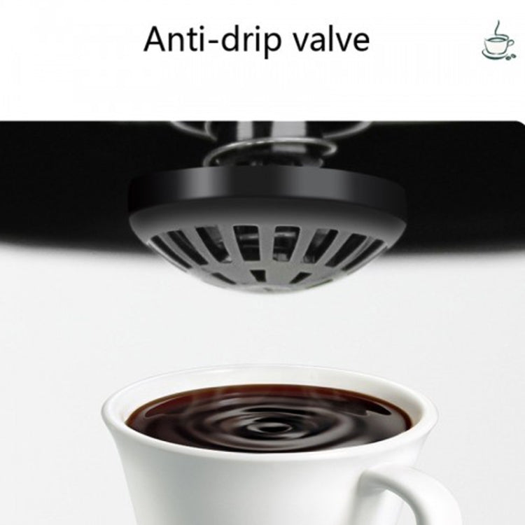 HOMEZEST 600W 0.65L Automatic Drip Coffee Maker with Glass Carafe 2-6 Cup Capacity(323 Black EU Plug) - Coffee Machine & Accessories by HOMEZEST | Online Shopping UK | buy2fix