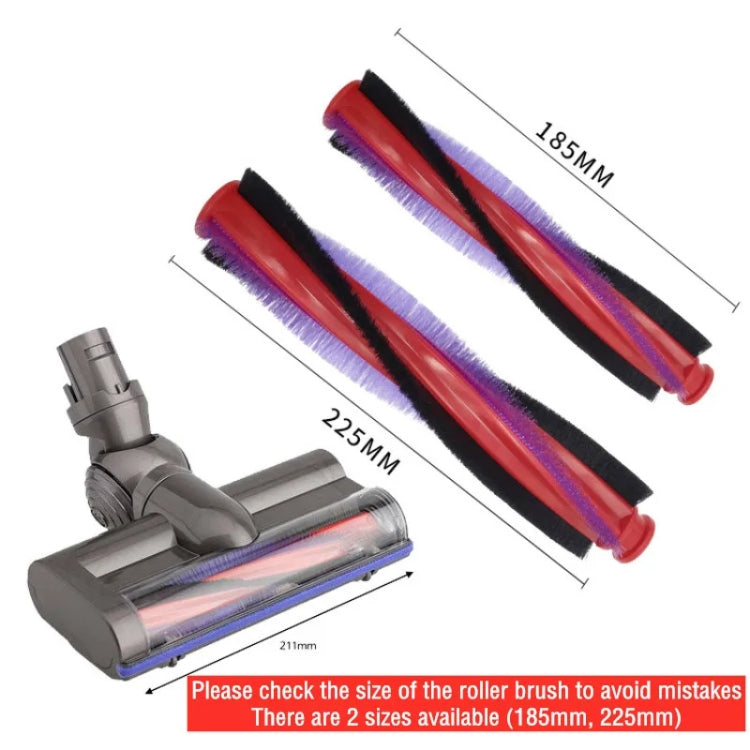 For Dyson V6 DC59 DC62 SV03 Vacuum Cleaner Brush Head Roller Bar, Spec: 225mm - For Dyson Accessories by buy2fix | Online Shopping UK | buy2fix