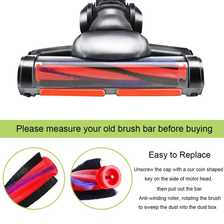 For Dyson V6 DC59 DC62 SV03 Vacuum Cleaner Brush Head Roller Bar, Spec: 225mm - For Dyson Accessories by buy2fix | Online Shopping UK | buy2fix