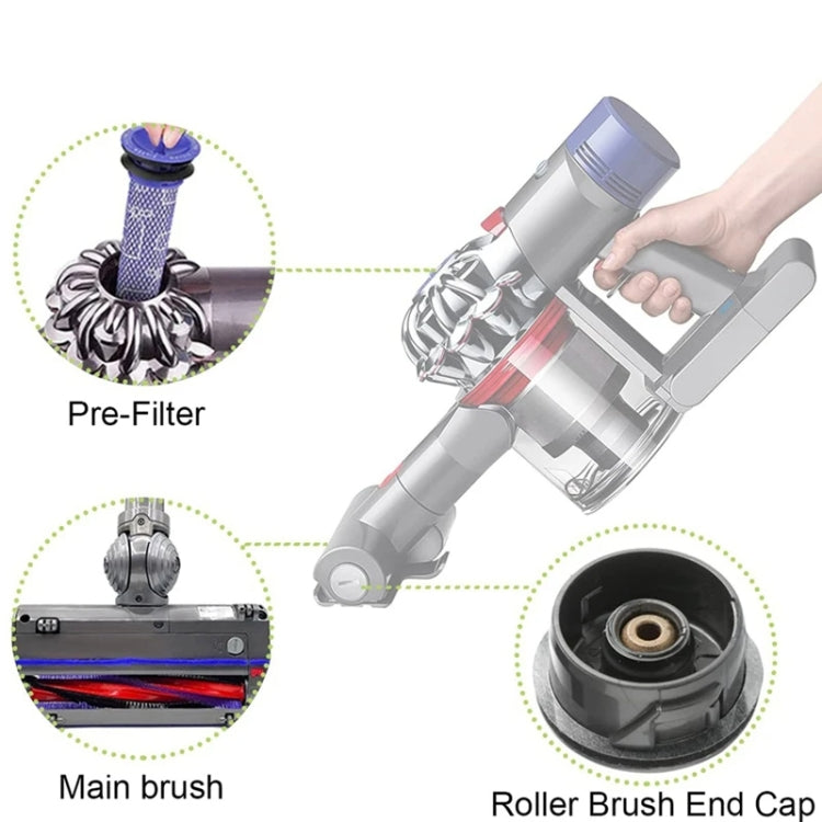 For Dyson V6 DC59 DC62 SV03 Vacuum Cleaner Brush Head Roller Bar, Spec: 225mm - For Dyson Accessories by buy2fix | Online Shopping UK | buy2fix