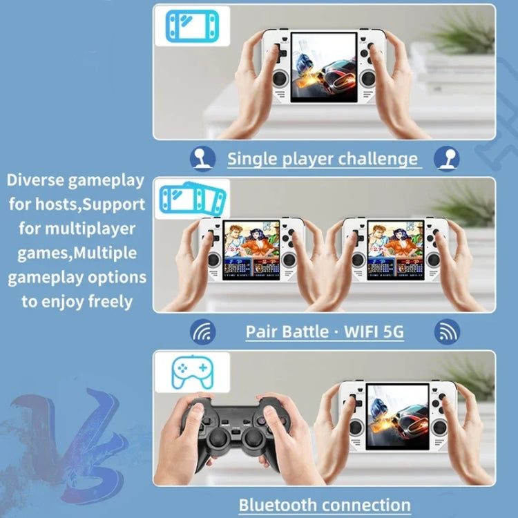 POWKIDDY RGB30 4 Inch IPS Screen Handheld Game Console Built In WIFI+Bluetooth 16GB+256GB(Blue) - Pocket Console by POWKIDDY | Online Shopping UK | buy2fix