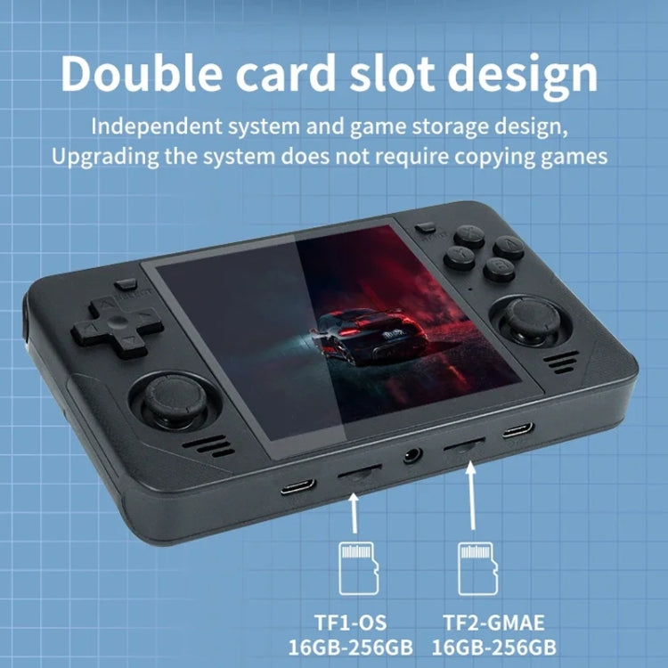 POWKIDDY RGB30 4 Inch IPS Screen Handheld Game Console Built In WIFI+Bluetooth 16GB+256GB(Blue) - Pocket Console by POWKIDDY | Online Shopping UK | buy2fix