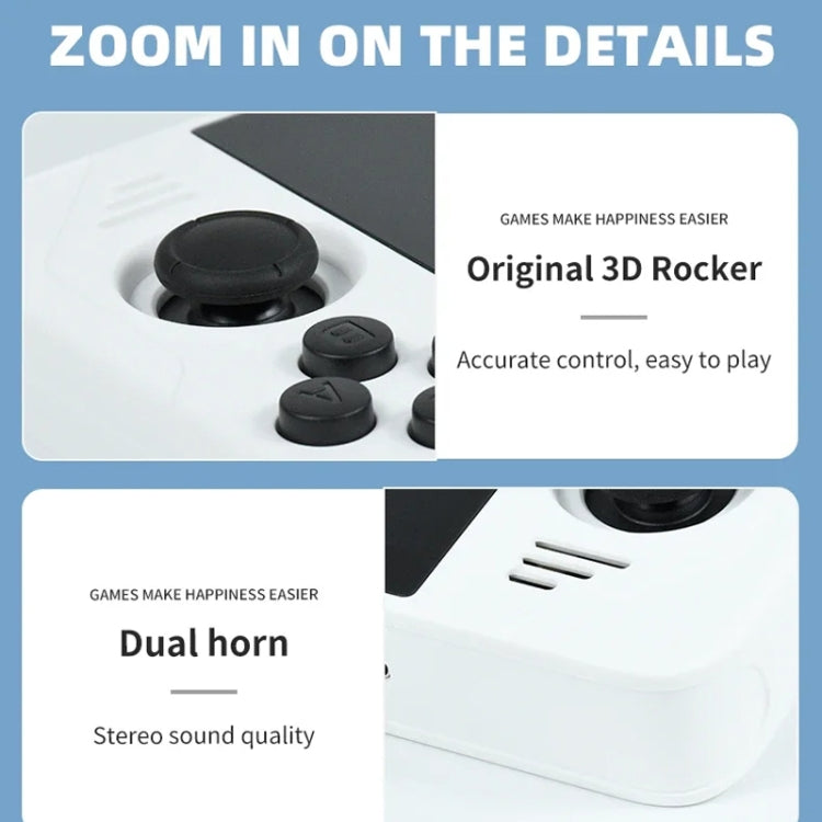 POWKIDDY RGB30 4 Inch IPS Screen Handheld Game Console Built In WIFI+Bluetooth 16GB+256GB(White) - Pocket Console by POWKIDDY | Online Shopping UK | buy2fix