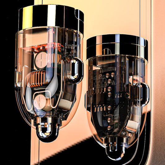 120W Vehicle Mini Invisible Dual-Port Charger Car Cigarette Lighter by buy2fix