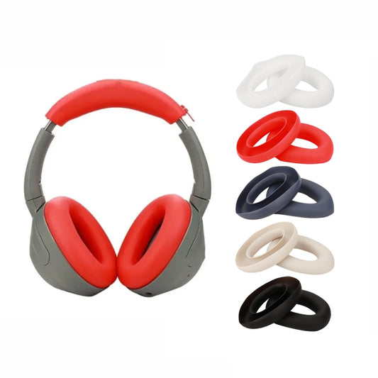 For Sony ULT Wear WH-Ult900N Headset 1pair Silicone Ear Pads Cushion Cover(White) by buy2fix