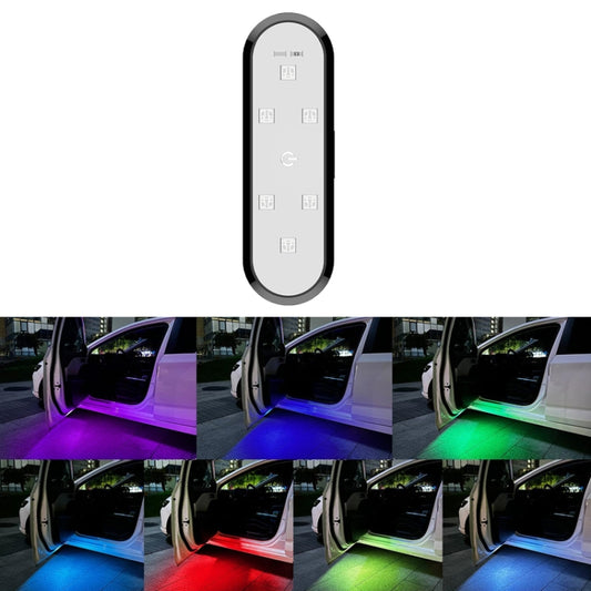 Car Universal Wiring Free Warning Lights Night Anti-Collision And Anti-Tailgating Lamp(Colorful) by buy2fix