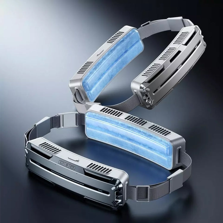 Ice Belt Outdoor Sports Cooling Fan Portable Mini Waist Fan(Dark Sky) by buy2fix