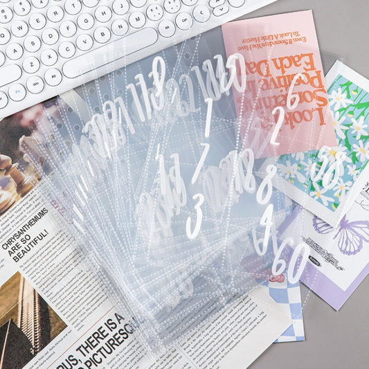 25sheets /Set A5 6 Holes Save Money Challenge Envelopes Replacement Inner Page, Spec: Set 4 by buy2fix